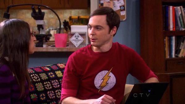 Sheldon's Distressed Flash Shirt