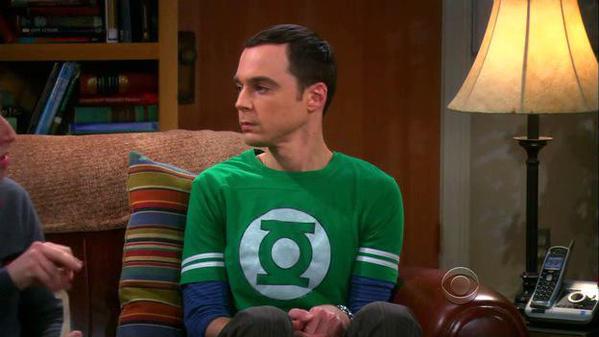Sheldon's Green Lantern Shirt
