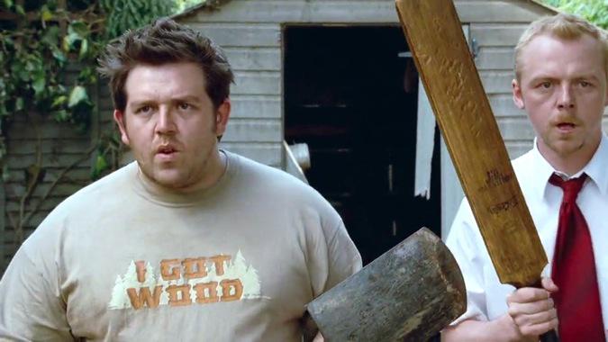 Nick Frost's I Got Wood Shirt - Filmgarb.com